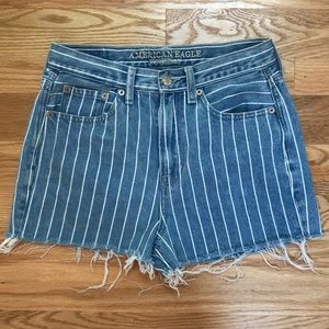American eagle pinstripe shorts